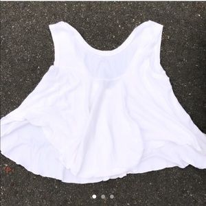 Free People White Babydoll Top